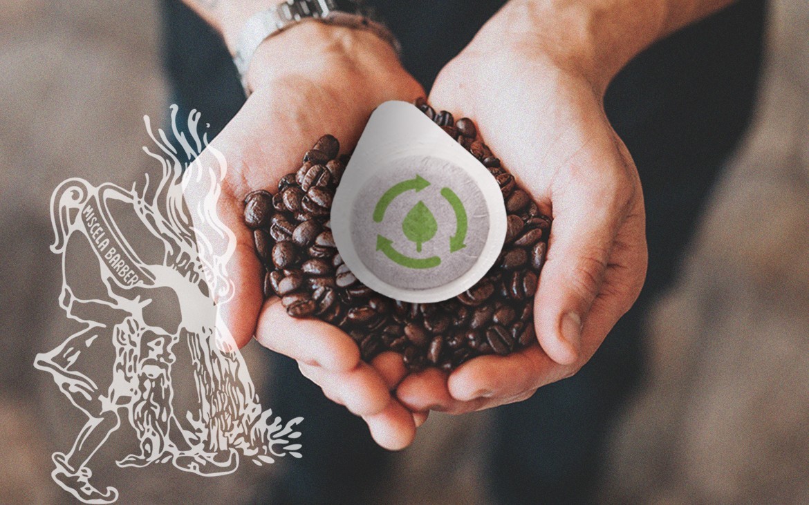 Le cialde compostabili di Caffè Barbera